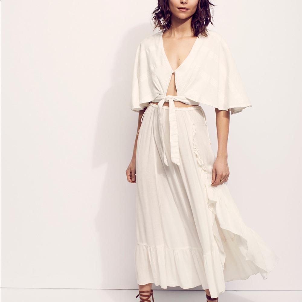 Free People Camilla Midi Skirt